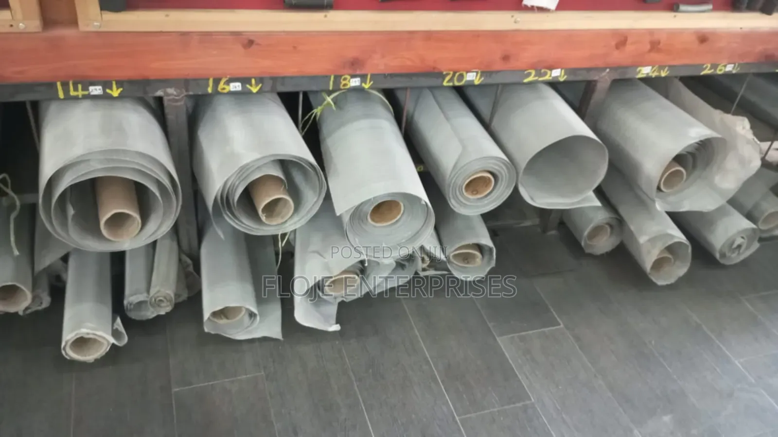 Steel Wire Mesh 18, Hole 1mm, Mesh 80 Size 0.21mm Per Meter