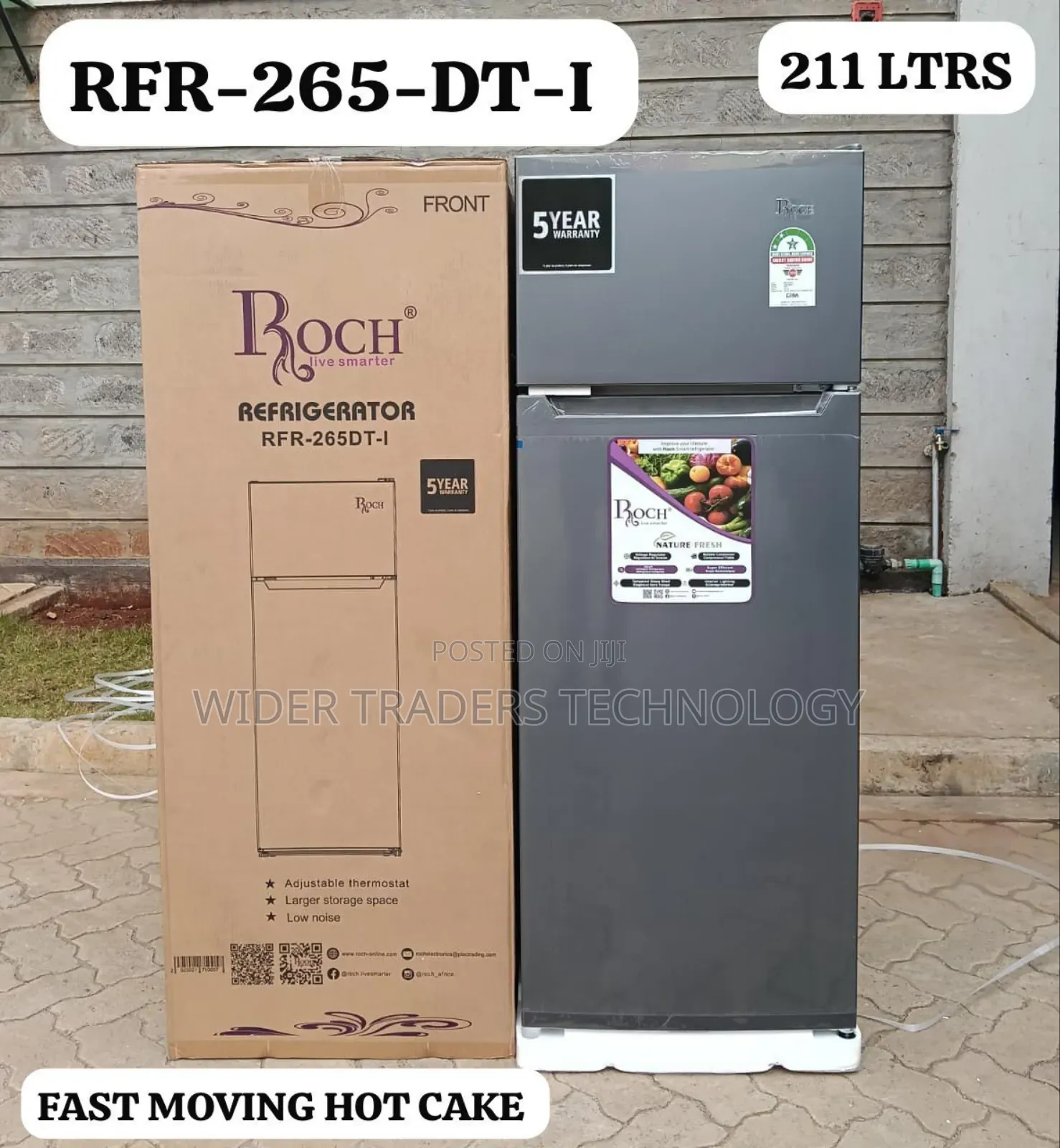 Roch RFR-265-Dt-I 2 Sdoor (211 Litres )