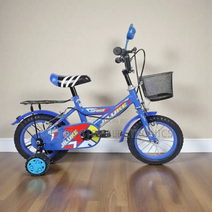 12 Inch Kids Bicycle Cartoon Bike Colorful Design Training Wheels