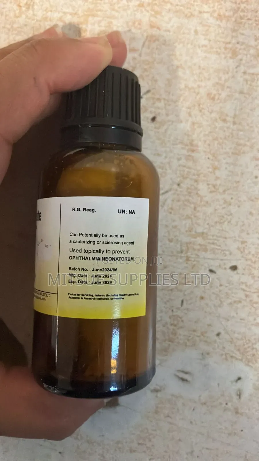 Silver Nitrate 25g School Grade 85% Britchem