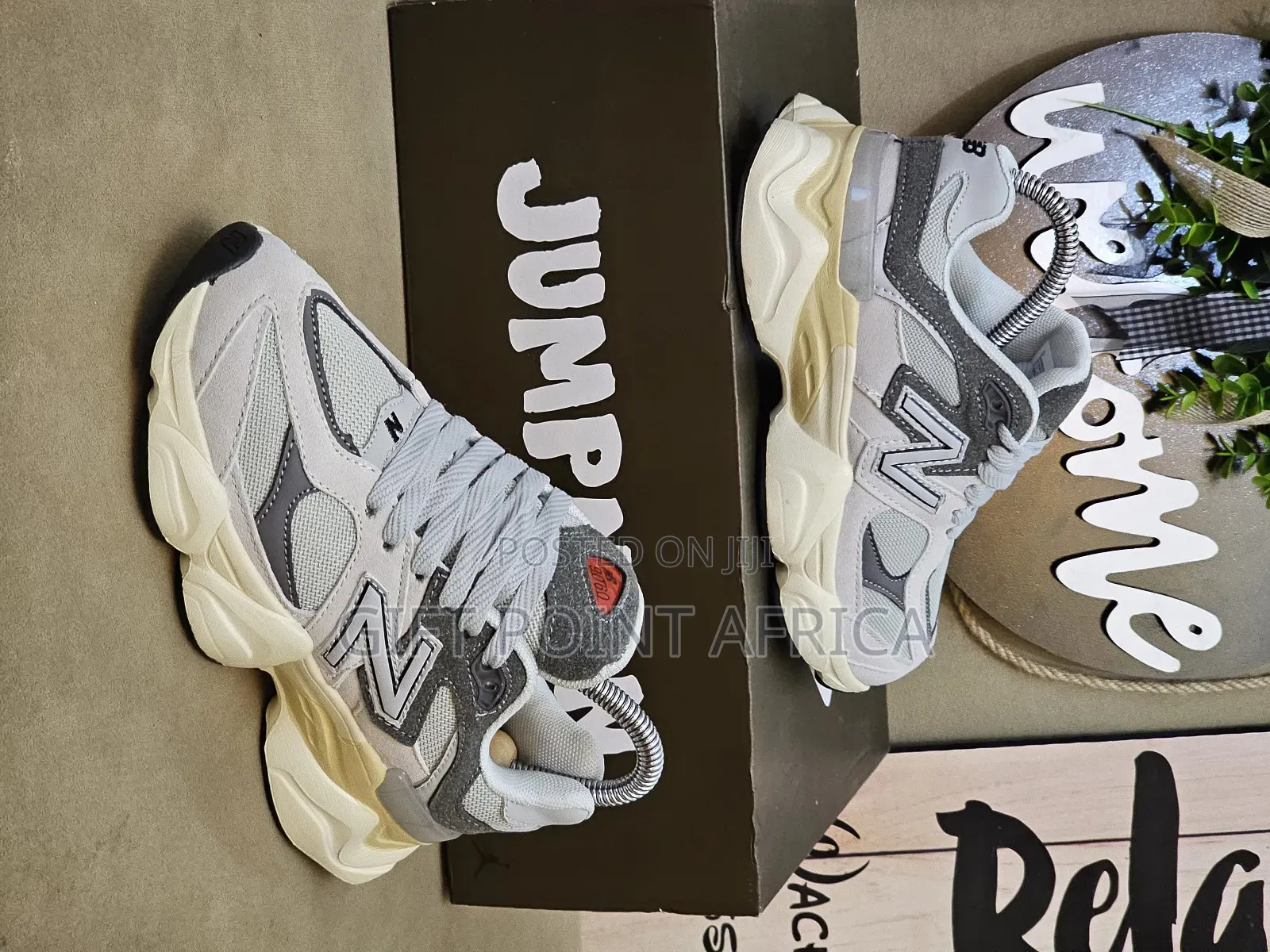 New Balance 9060 Sneakers Shoes For Kids In White  Color Way