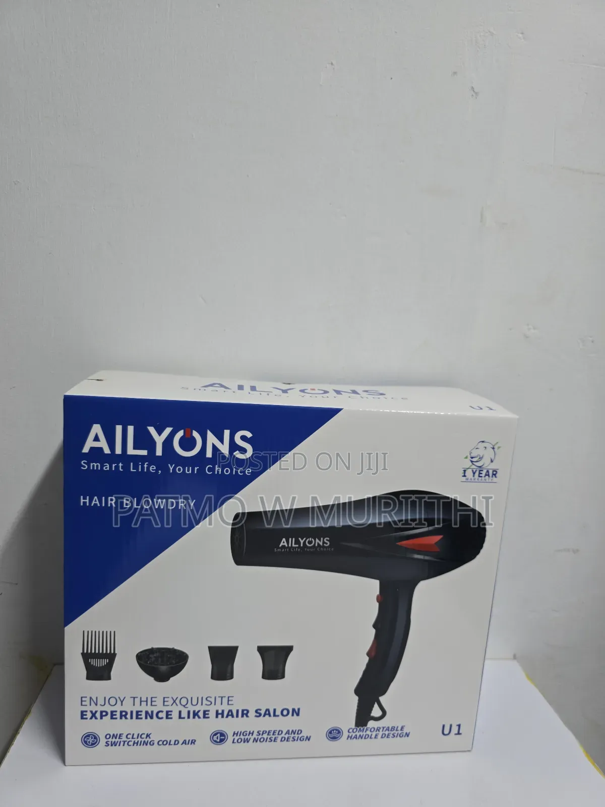 Hair Blowdry, Ailyons Hairdryer