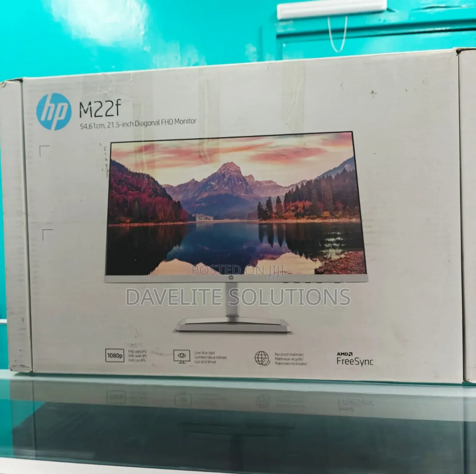 Hp Ips Monitor M22f 22 Inches Edge to Edge Display