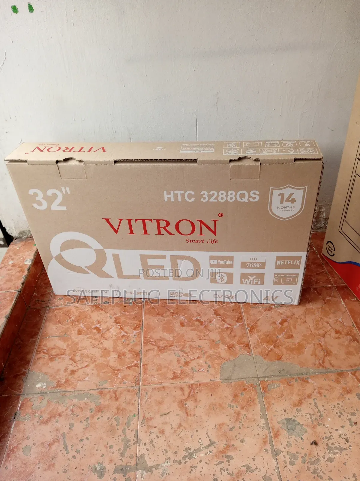Vitron 32" Qled - Built-in Chromecast, Wifi, 220-240v