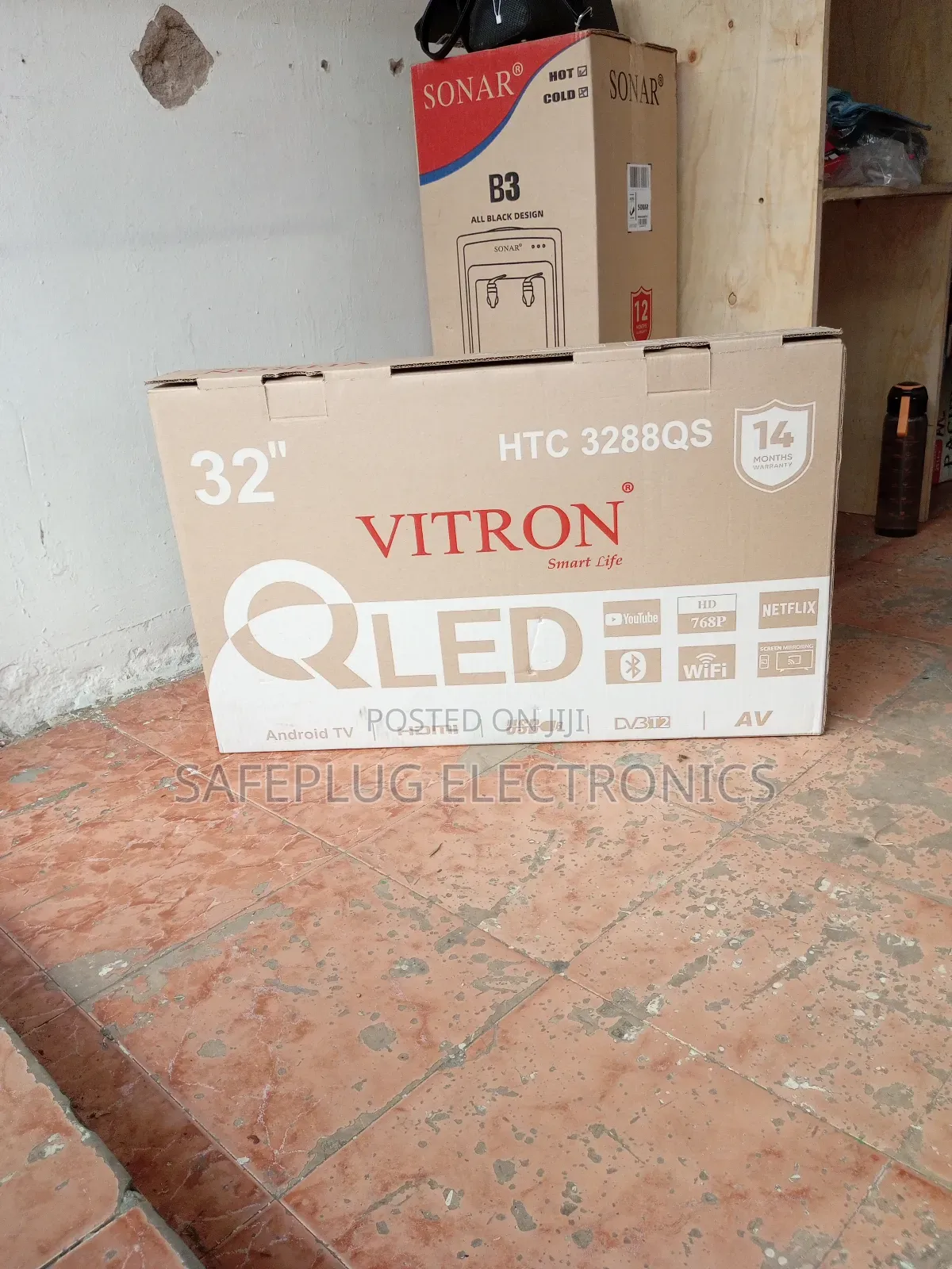 Vitron 32" Qled - Built-in Chromecast, Wifi, 220-240v