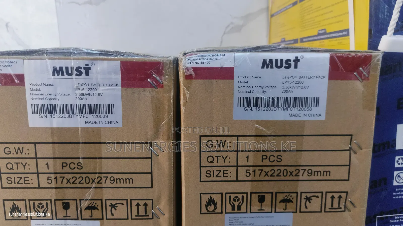 2.56kwh 12.8v Must Lithium Battery