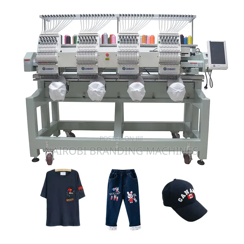 12 Needle 1200 RPM Speed 4-Head Automatic Home Use Embroidery Machine