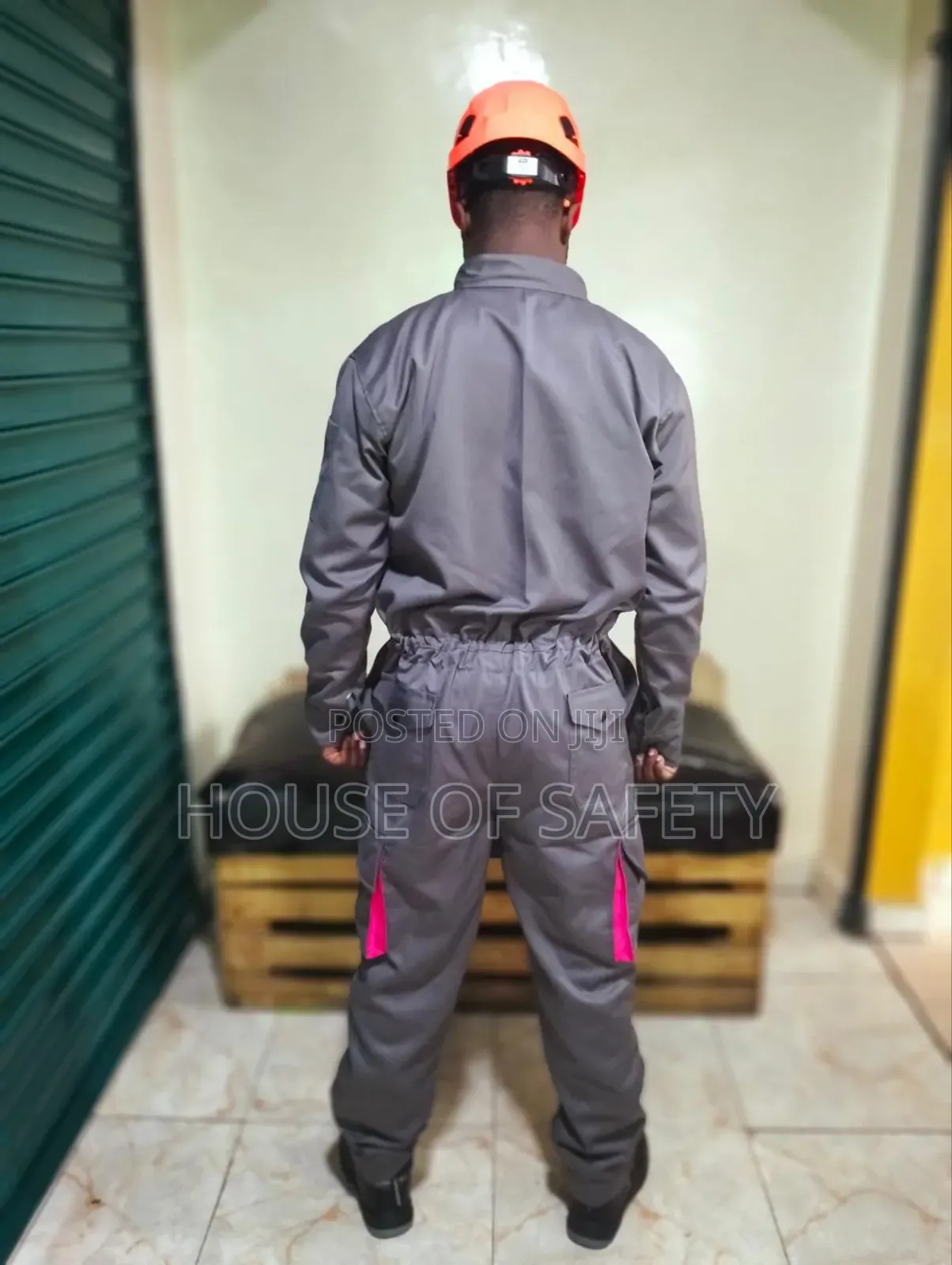 Loose Fit Cargo-Style Coverall Colours Combined