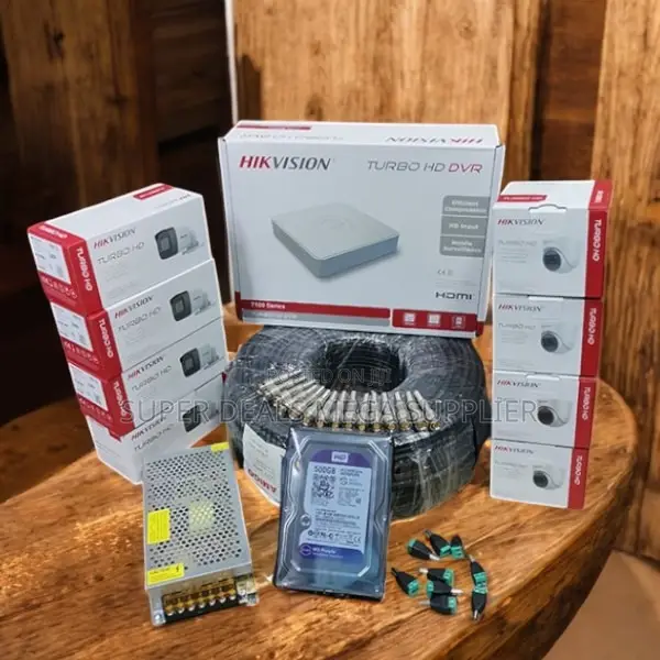 Hikvision 8 Channel 1080p Full Hd CCTV System Kit 8 Cameras 500gb Disk