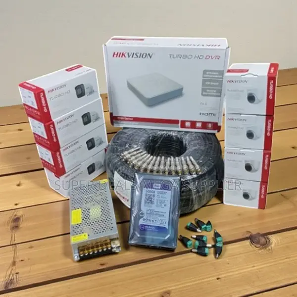Plug and Play Hikvision 8 CCTV Cameras 1080p Hd Security System Kit