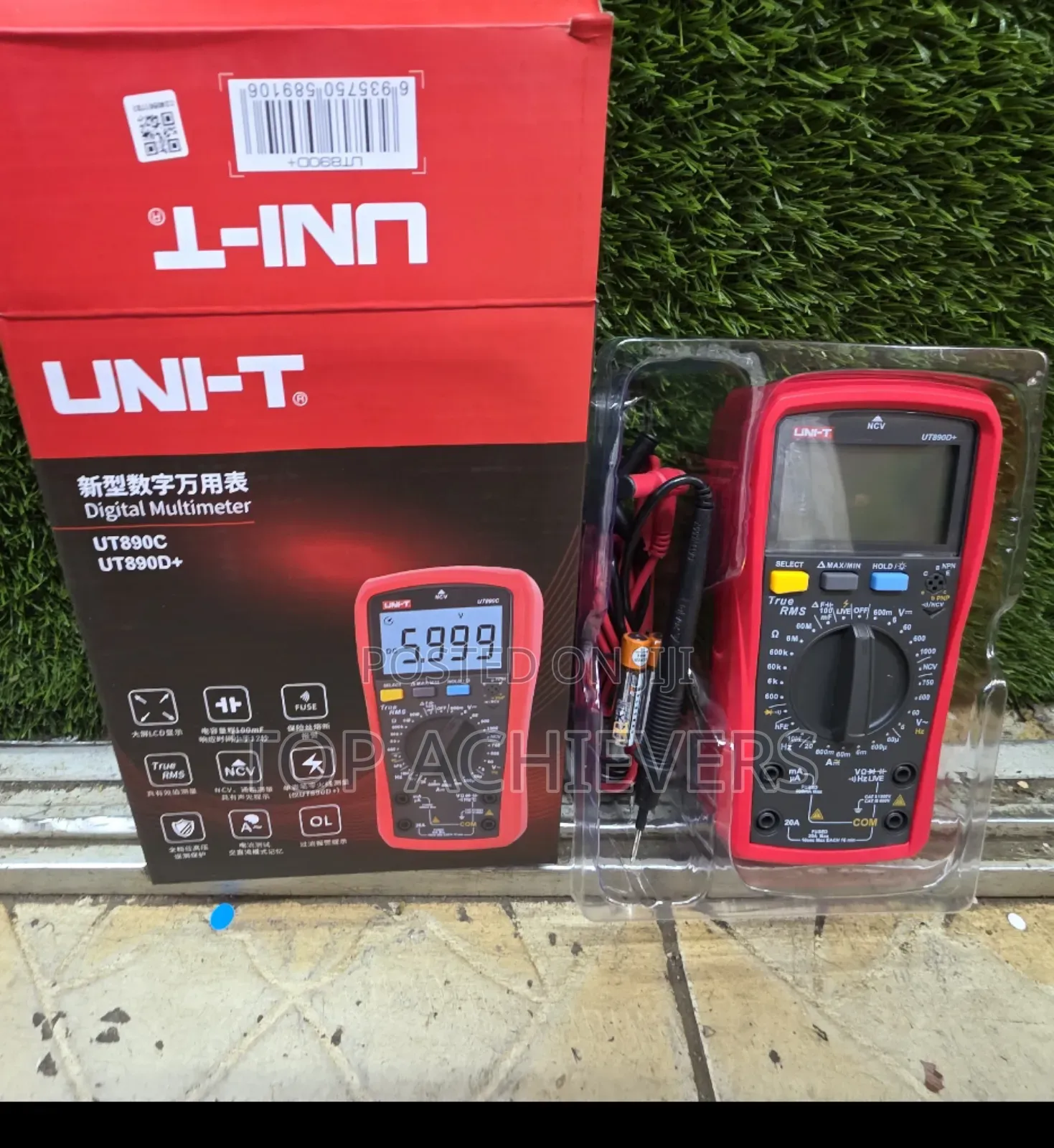 Ac/Dc Digital Multimeter 1000v/Ut890d+