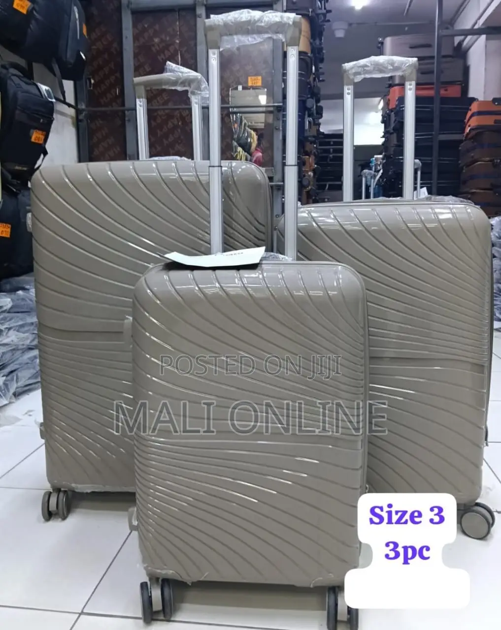 3-Piece Luggage Set 28-Inch Suitcase Travel Trolley Bags With Wheels