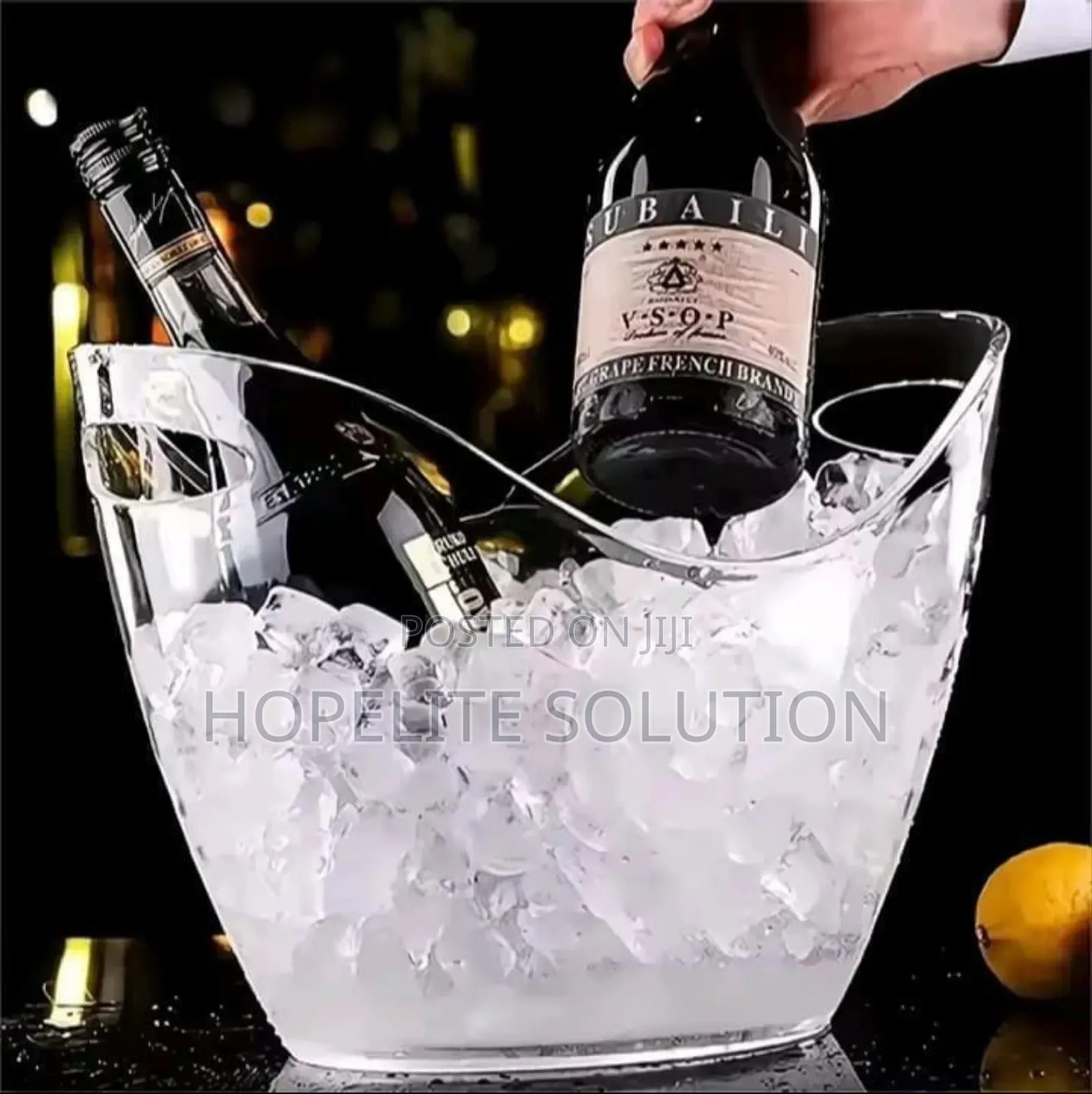 Portable Acrylic Ice Bucket