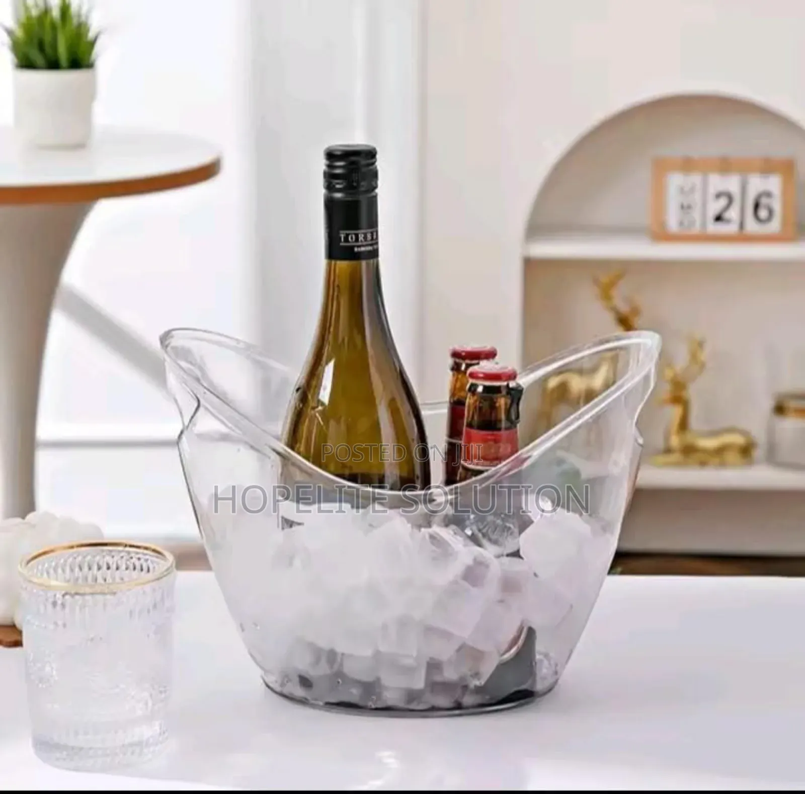 Portable Acrylic Ice Bucket