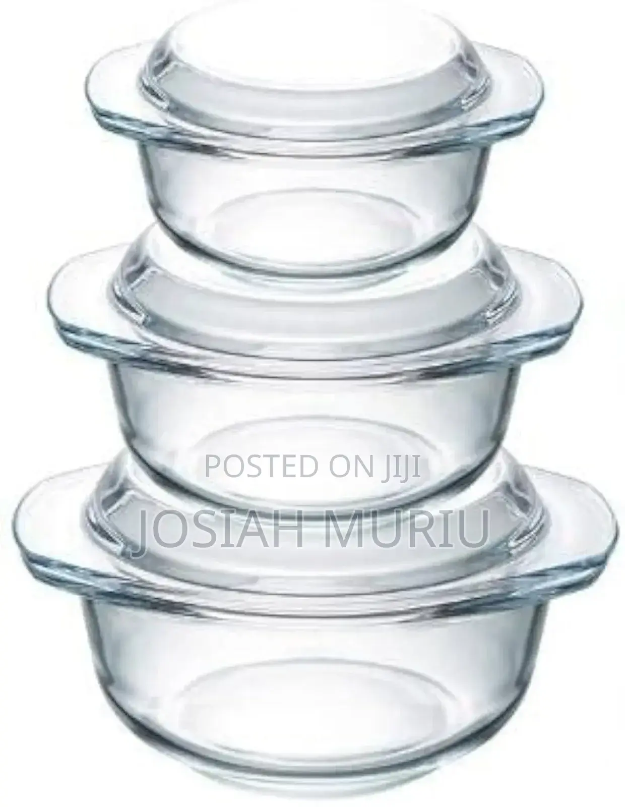Transparent Glass Bakeware Combo – Twin Pan Set + Oven Glove