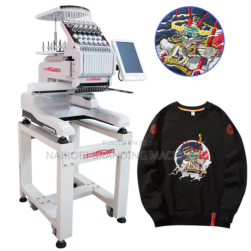 1 Head Embroidery Machine for Small Business