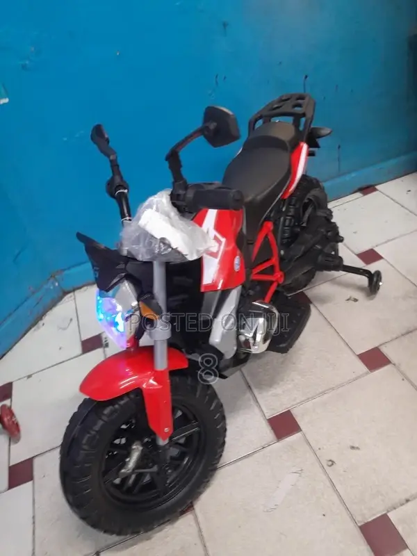 Kids Electric Street Motorbike – Stable 3-Wheel Support