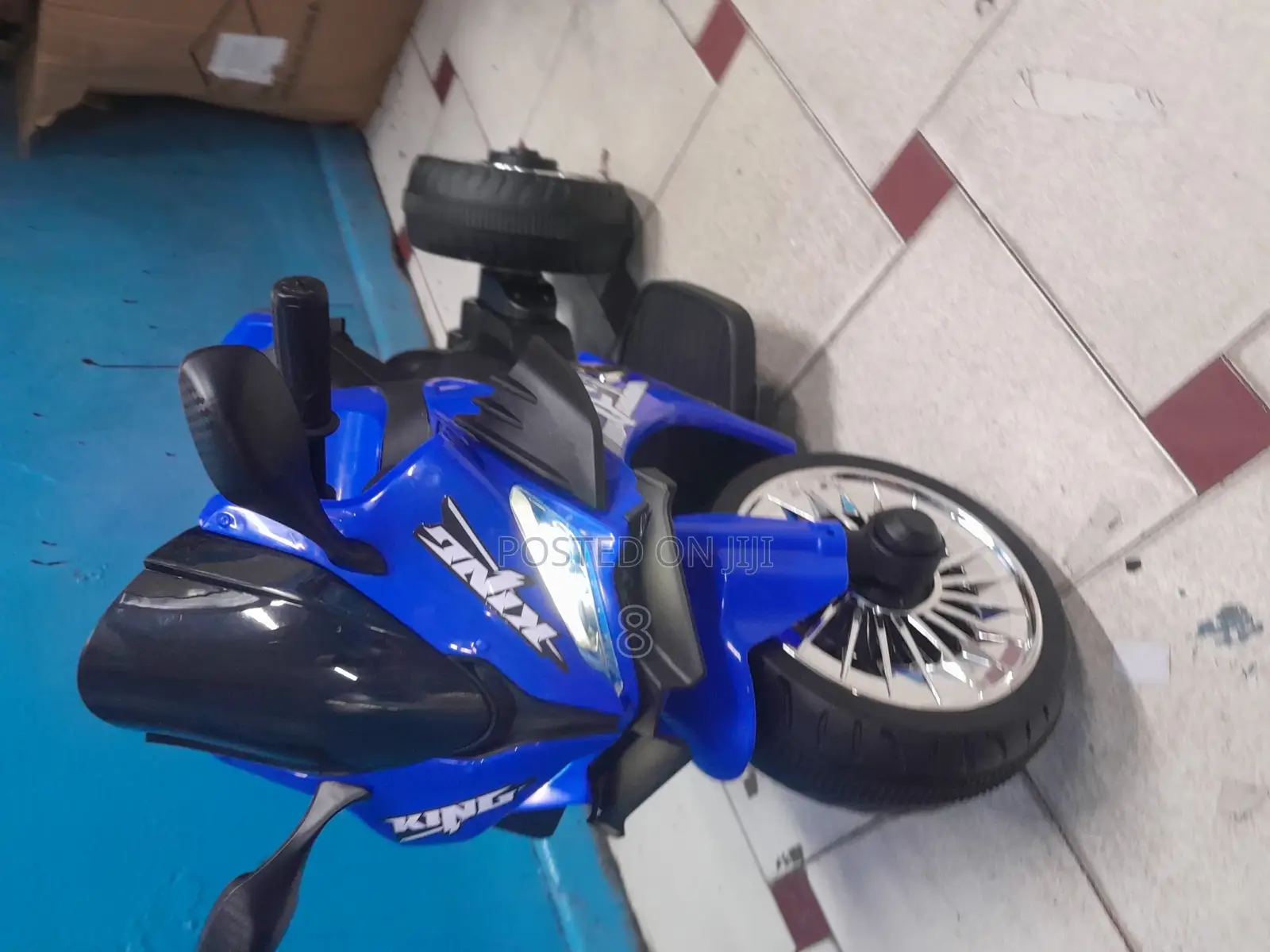Kids Power Ride-on Motorcycle – Strong 3-Wheel Balance
