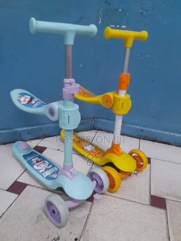 2-in-1 Kids Scooter Kenya – Sit Stand Scooter With Led Light Wheels