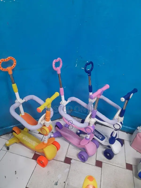 Foldable 3-in-1 Baby Walker, Stroller, Scooter – Fun, Safe,