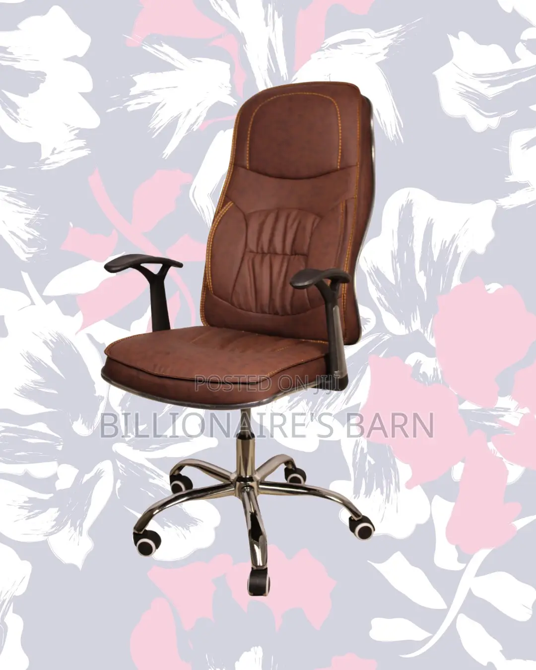 Ergonomic Executive Leather | Headrest | Comfort Meets Style