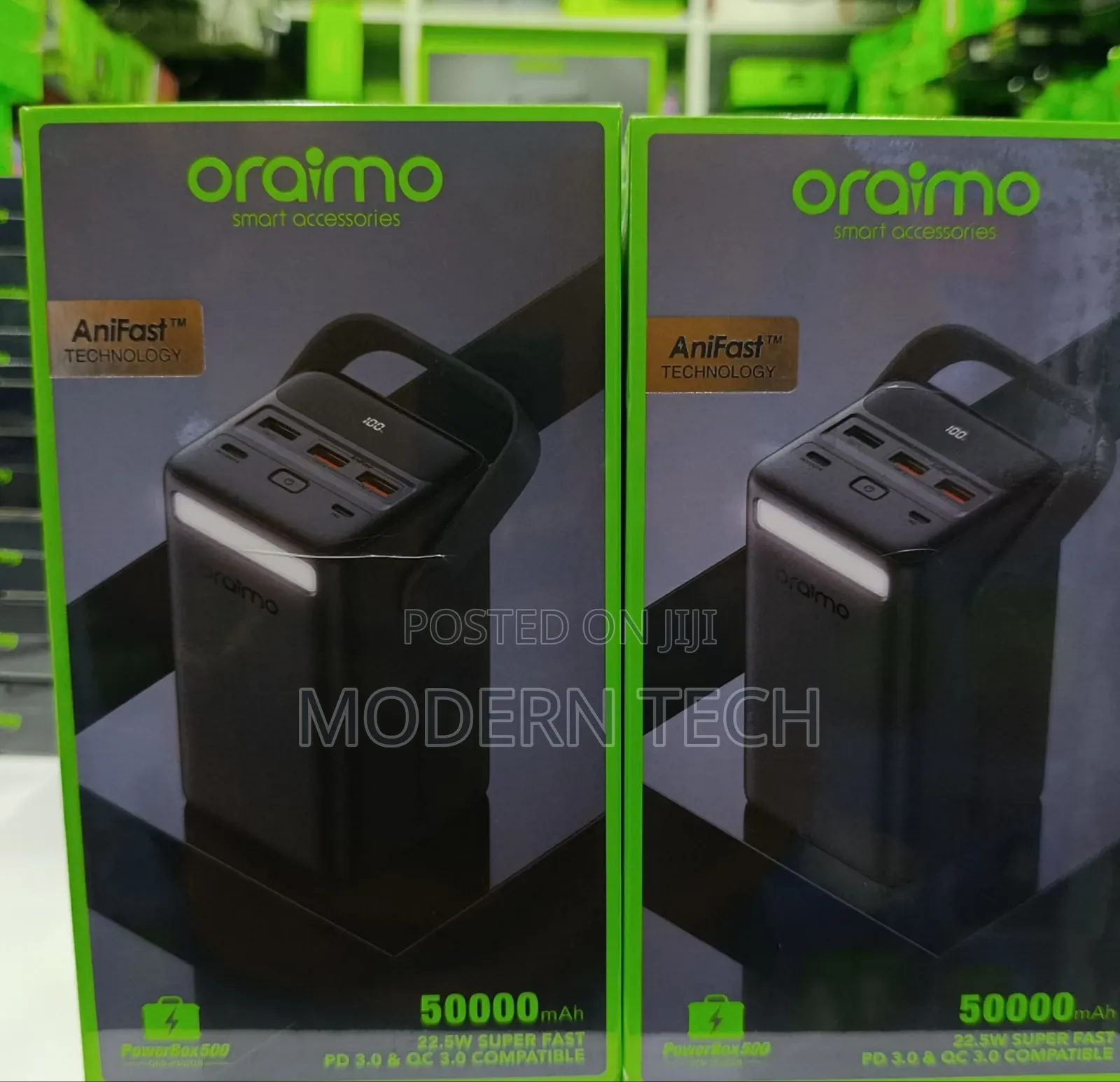 Oraimo Powerbox 500 50000mah 22.5w Power Bank Opb -P500qn