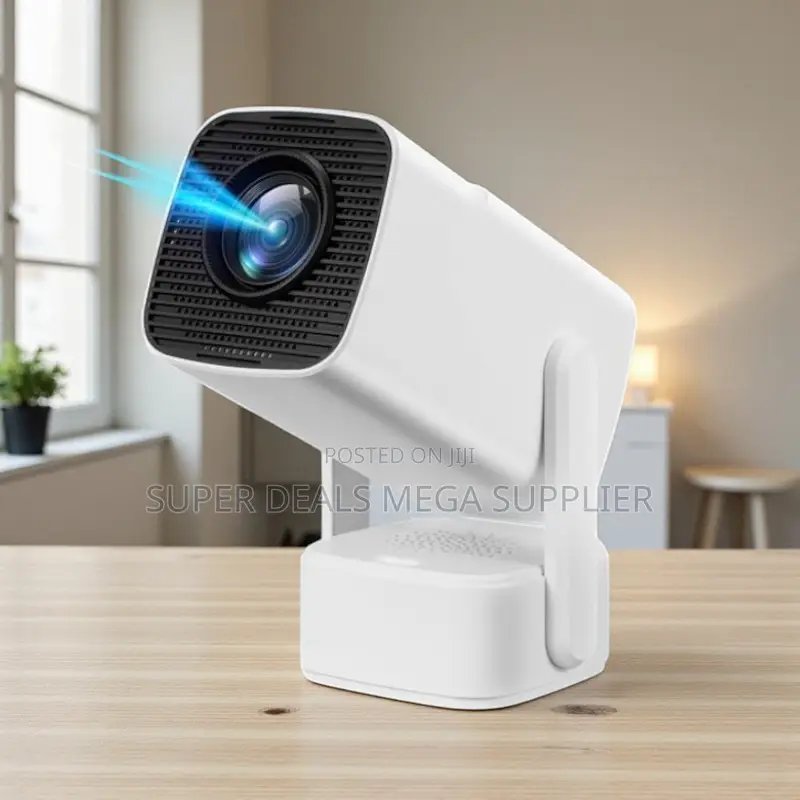 Hy800 1080p Smart Mini Projector 18000 Lumens With Wifi Bluetooth