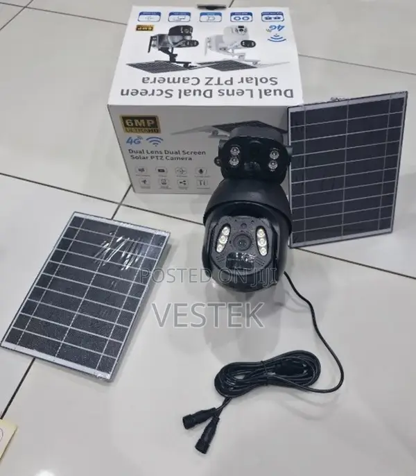 4g Ubox Solar Powered Ubox CCTV Camera Security 6mp Outdoor CCTV