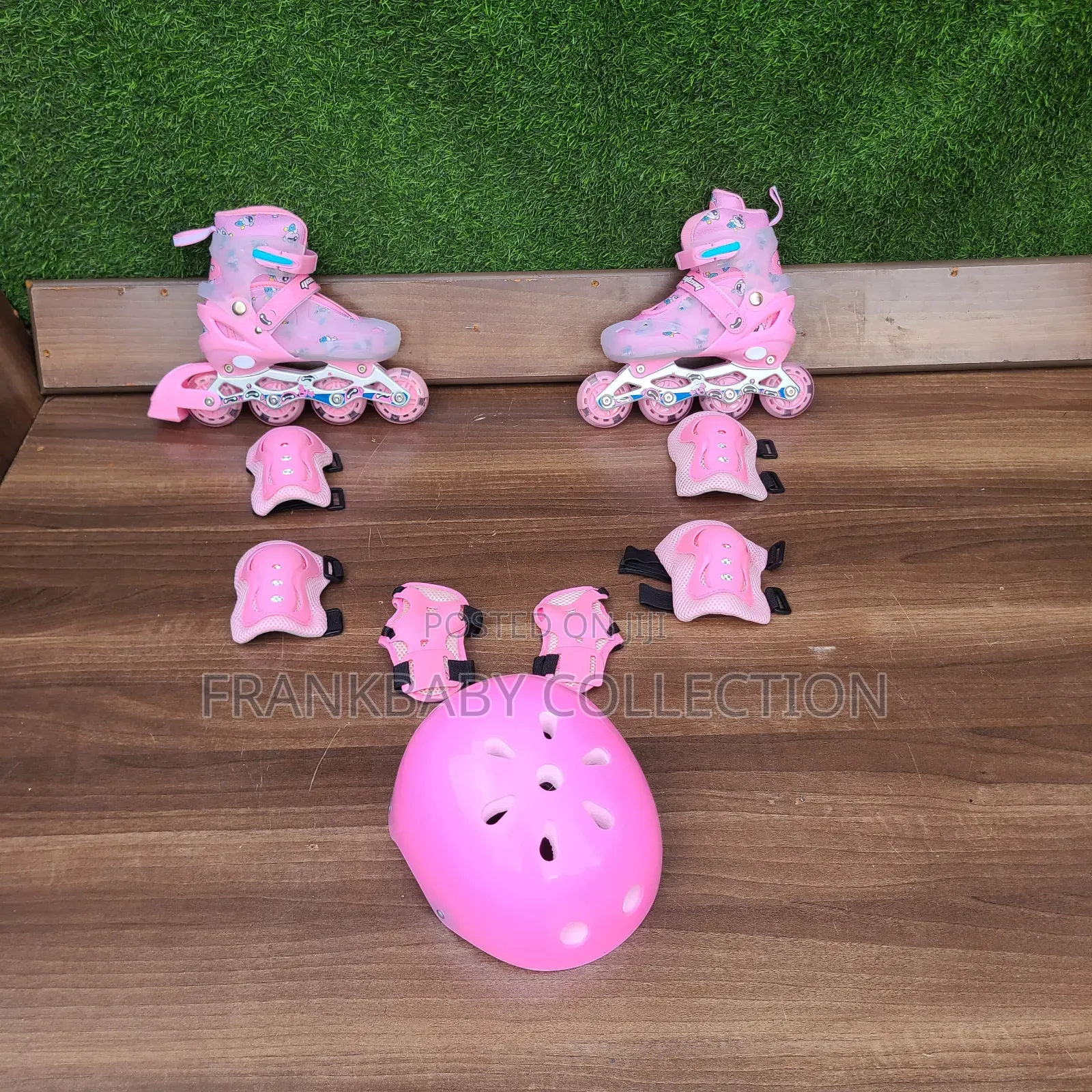 Strong Rubber Wheels Adjustable Skates.