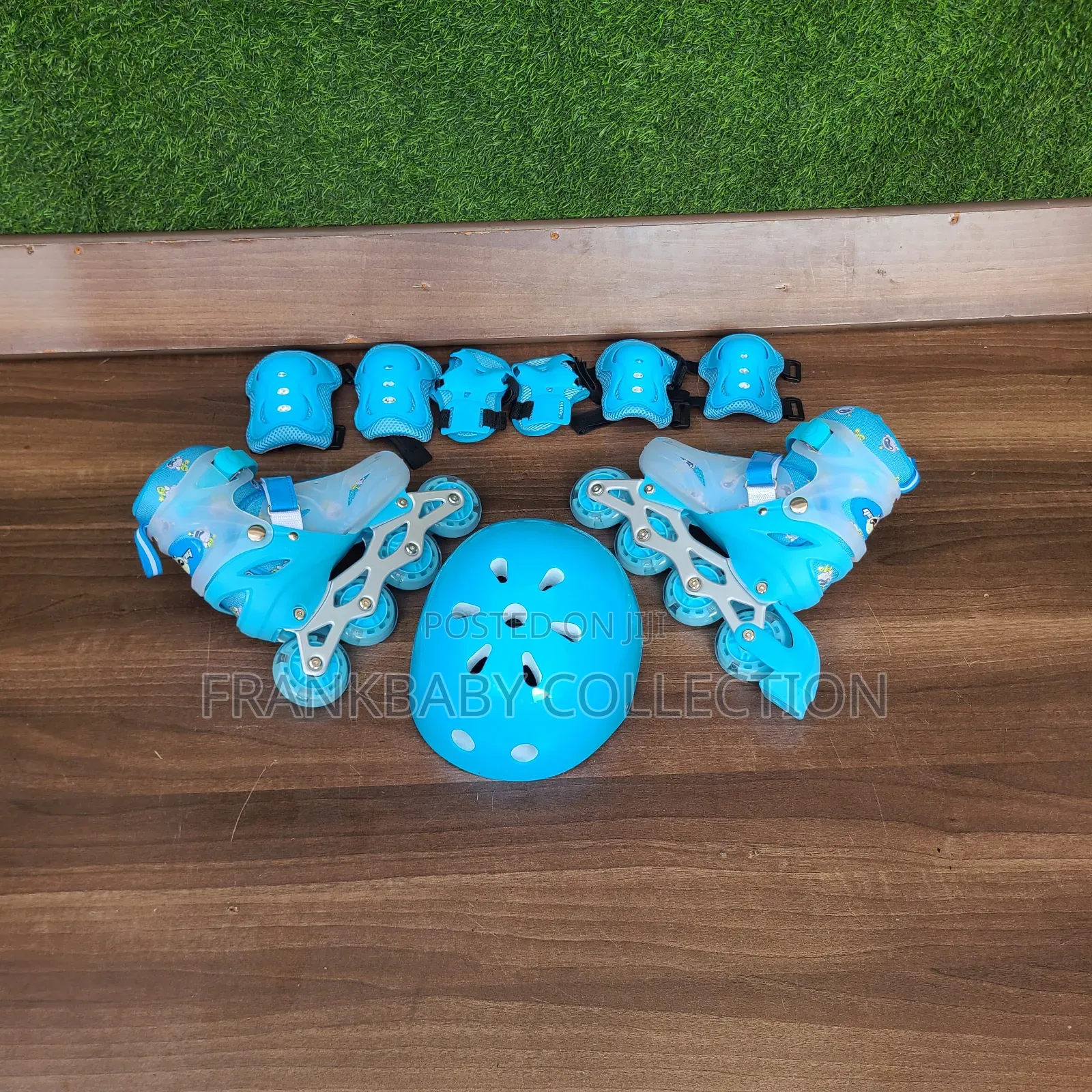 Kids Outdoor Rubber Skates. Adjustable.