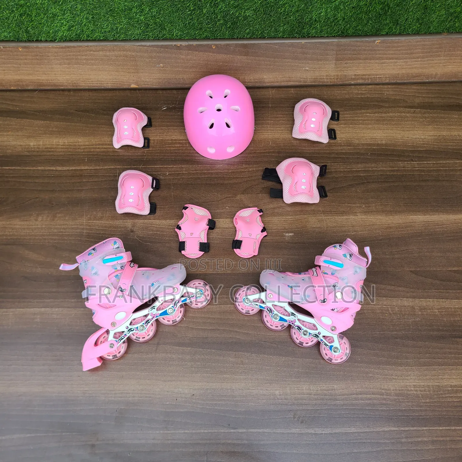 Kids Outdoor Rubber Skates. Adjustable.
