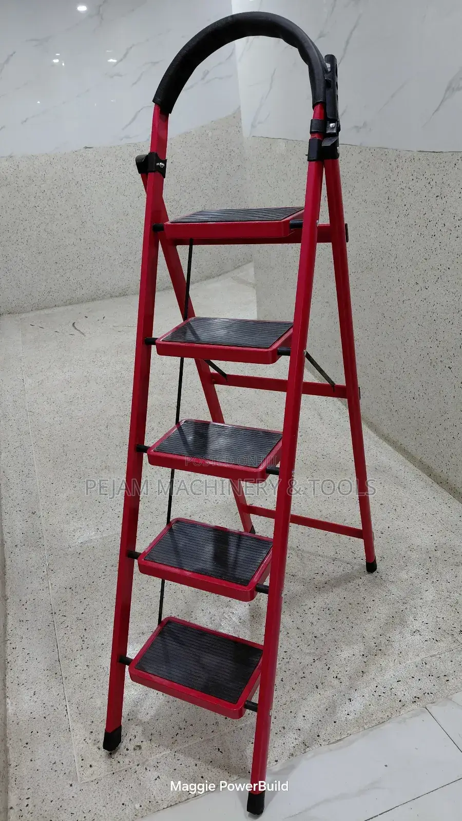 Aluminium 5-Step Folding Ladder