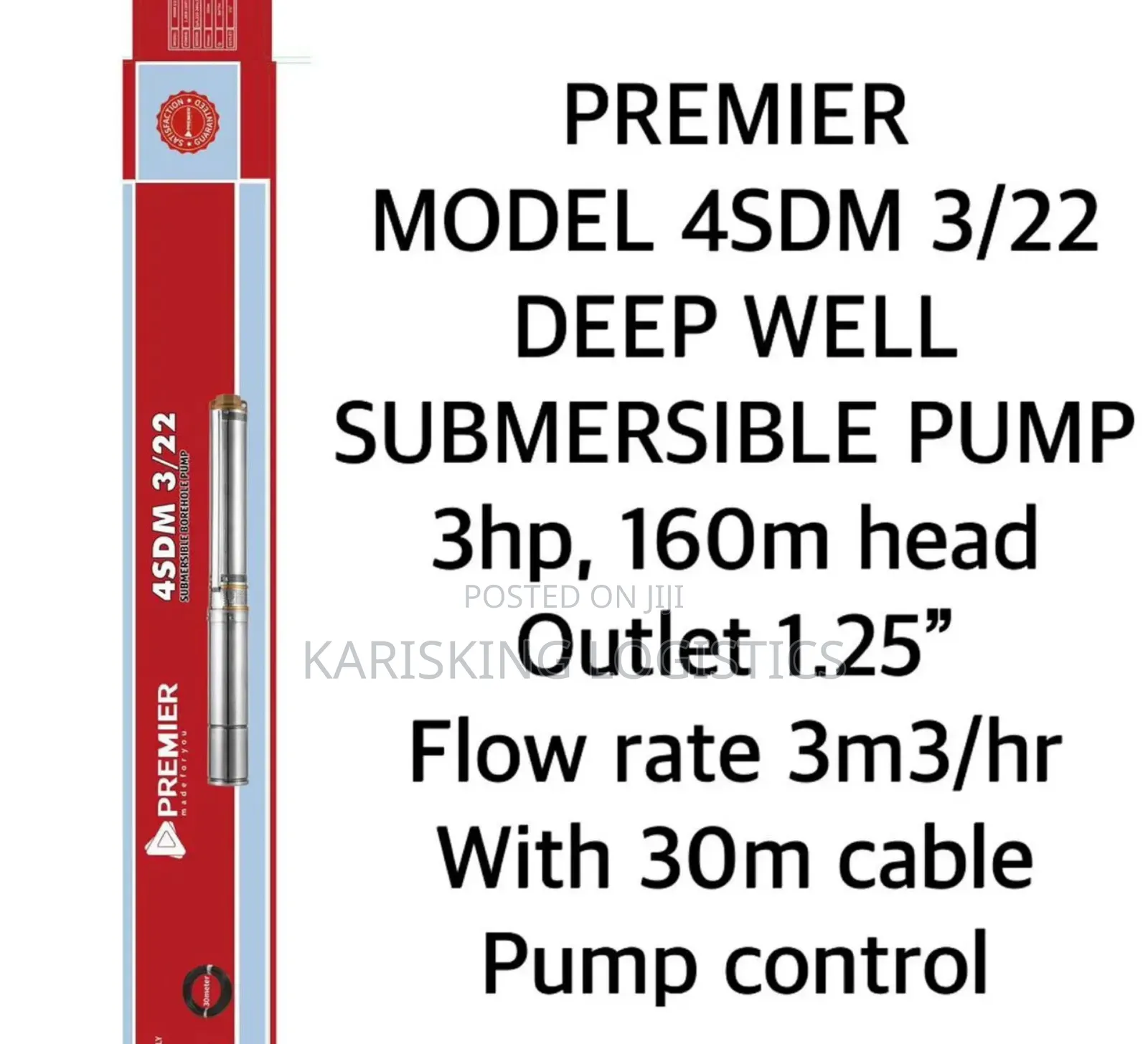160 Meters Ac Submersible Pump