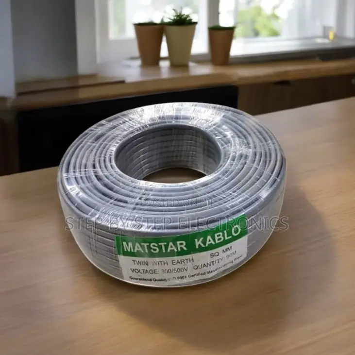 2.5mm 90m Roll Flame Retardant PVC Coated Electrical Wiring Cable