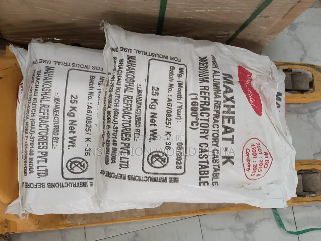 Industrial Maxheat K 1600°C Fireproof Castable Cement