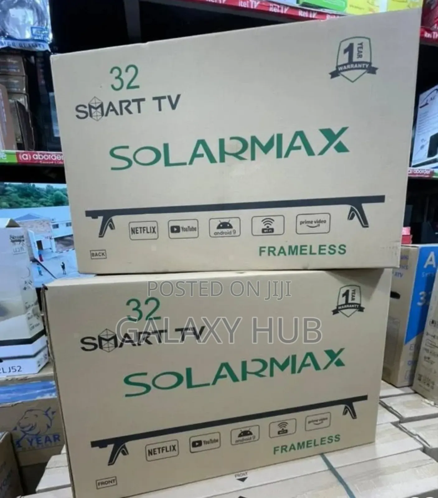 Solarmax 32 Inches Smart Tv Frameles