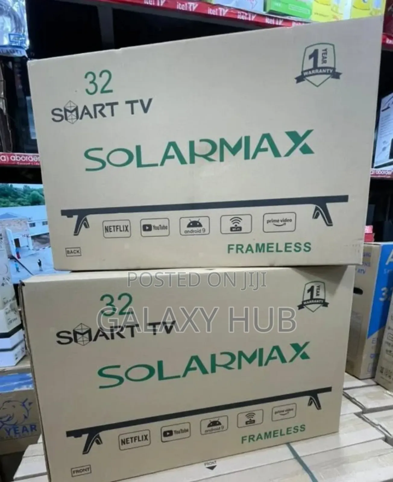 Solarmax 32 Inches Smart Tv Frameles