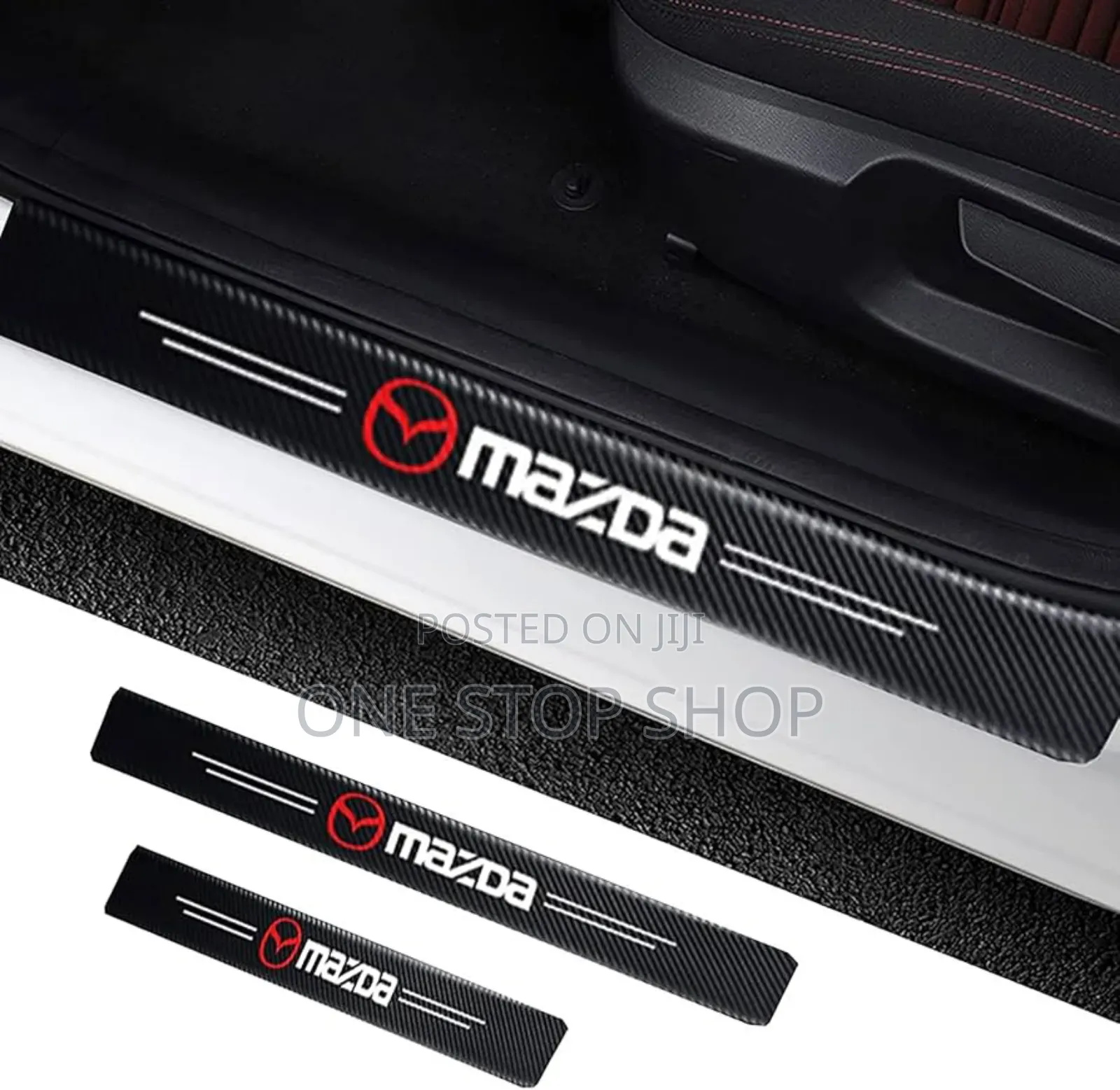 Mazda 4pcs Branded Door Step Self Adhesive Stickers