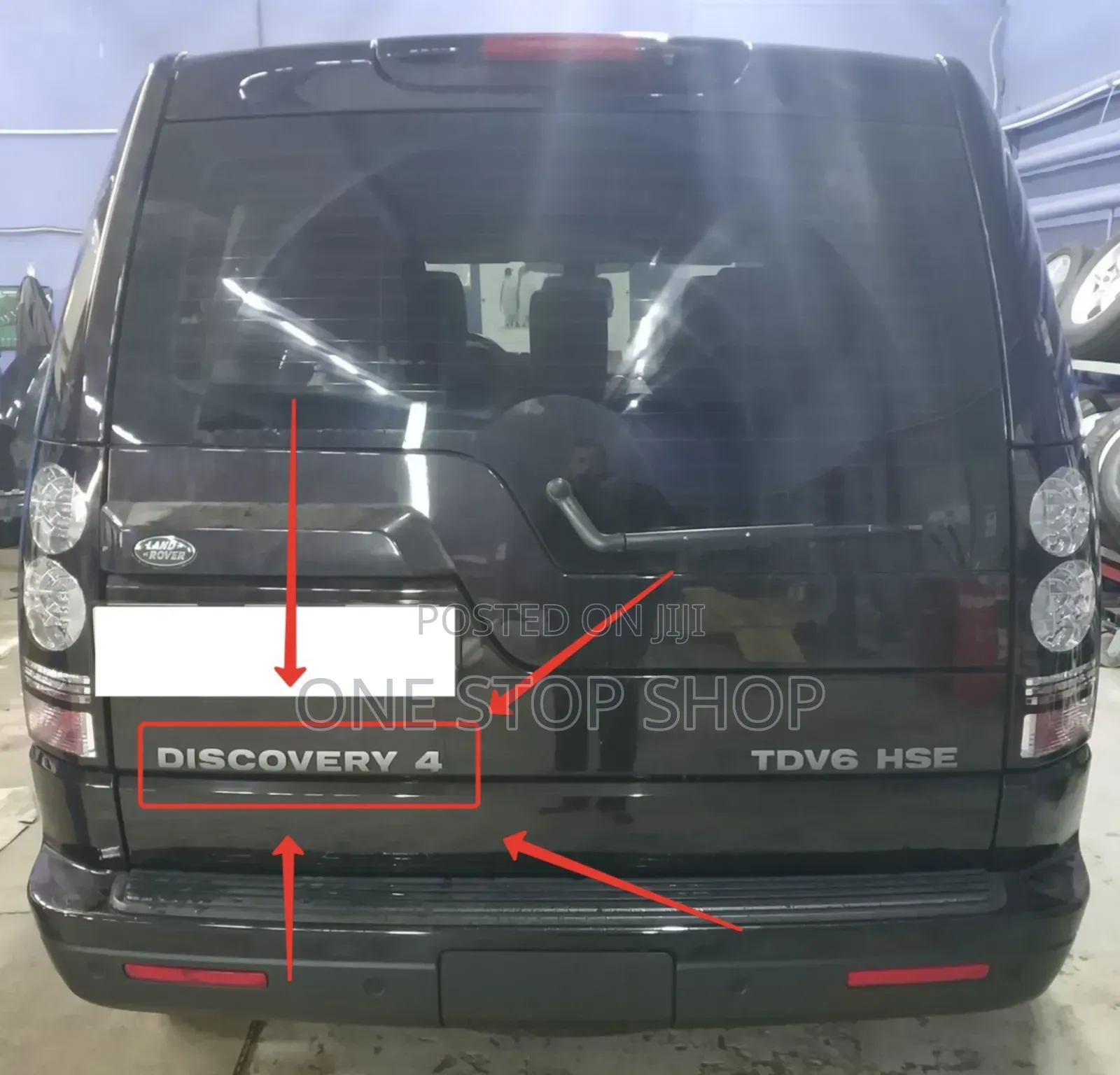 Boot Replacement Discovery 4 Chrome Badge Letters