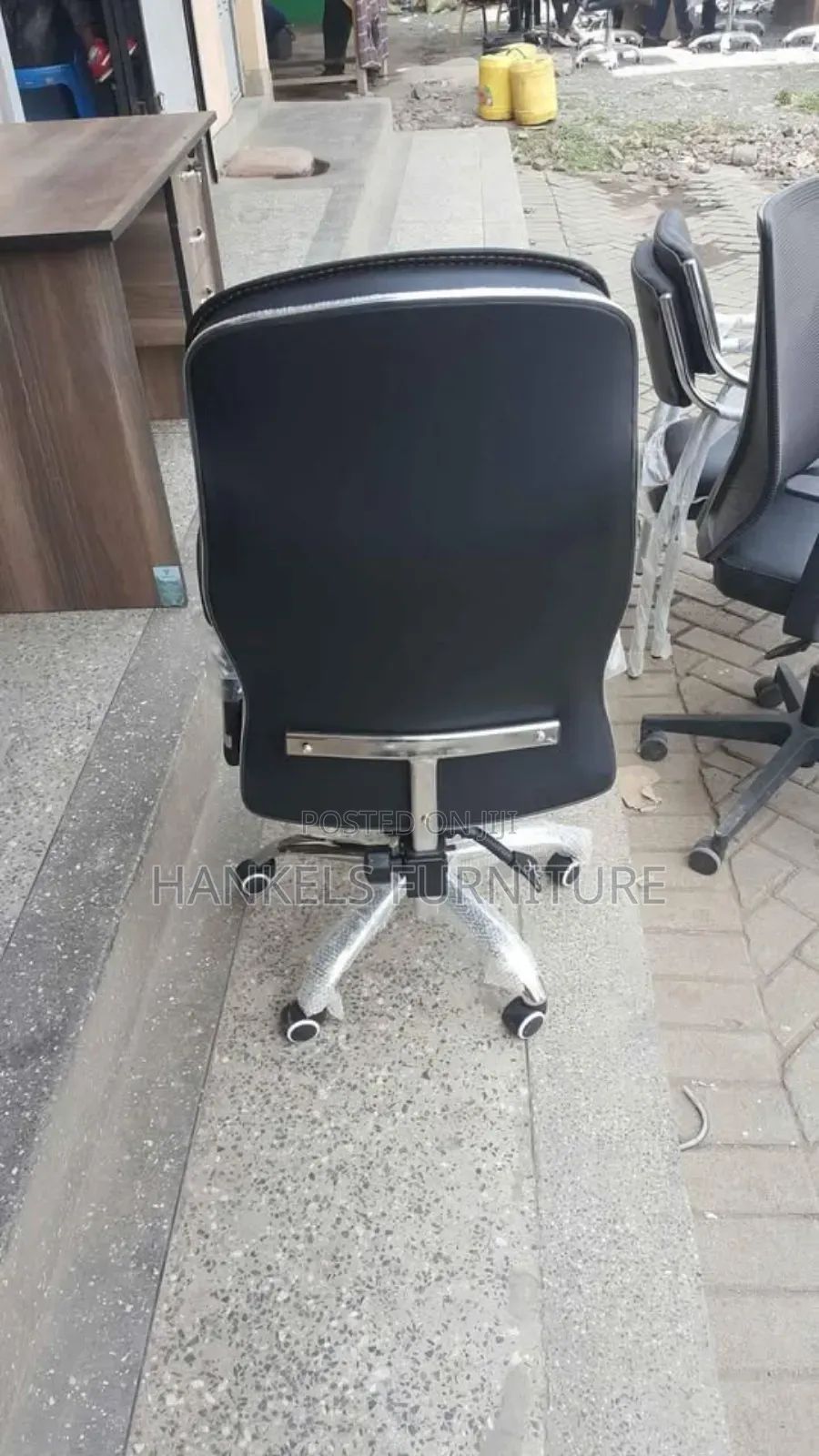 Leather High Back Orthopedic Office Chair