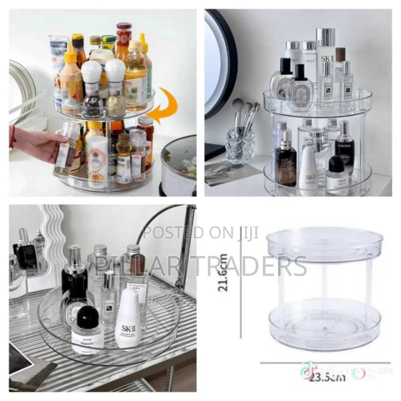 Rotating Cosmetic Organizer