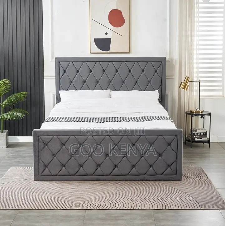 Home Bed; Wooden Platform Bed With Built-in Storage