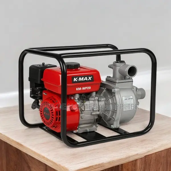 Portable Easy Start K-Max 2 Inch 7hp Petrol Pump With Cast Iron Volute