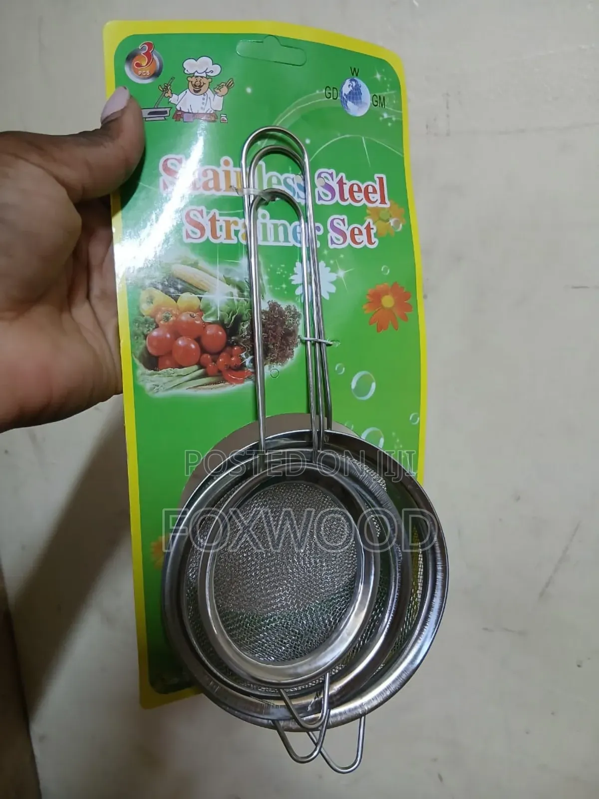 3 in 1 Metallic Sieve, Now Available