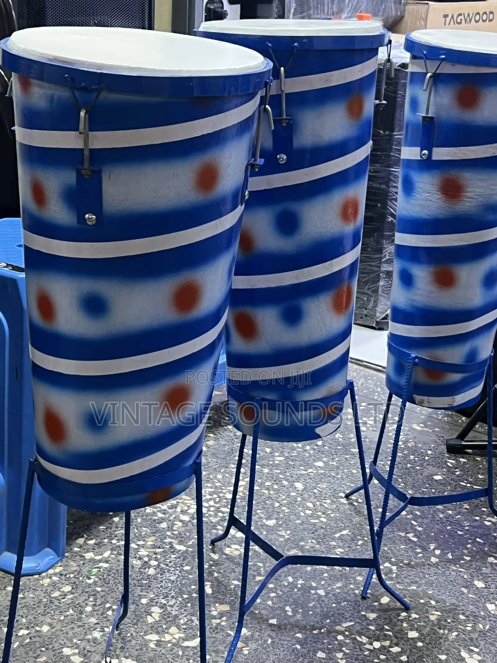 3pcs Kenya Conga Drums