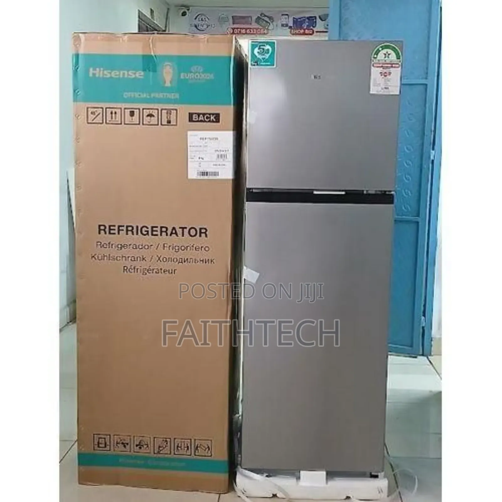 Hisense Fridge 154 Litres Double Door Refrigerator