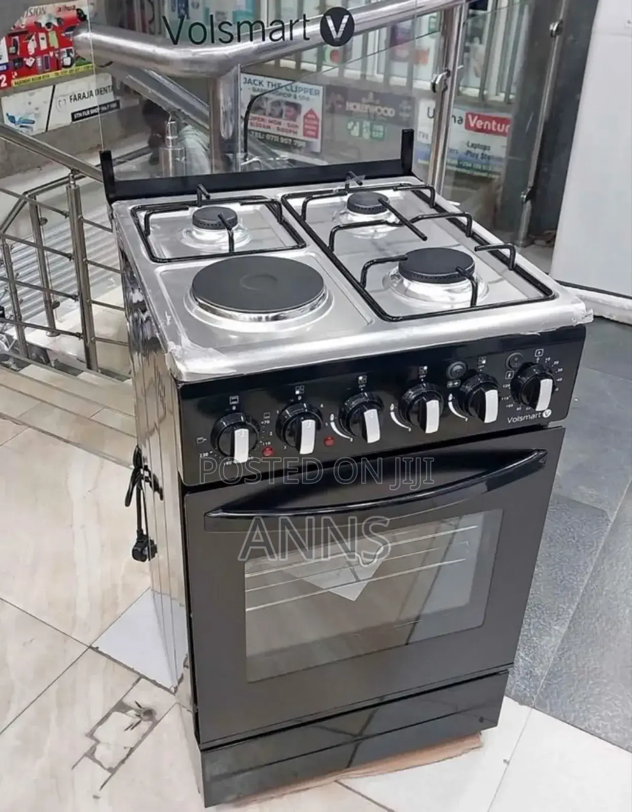 Volsmart 3g + 1 Electric Free Standing Gas Cooker With Electric Oven