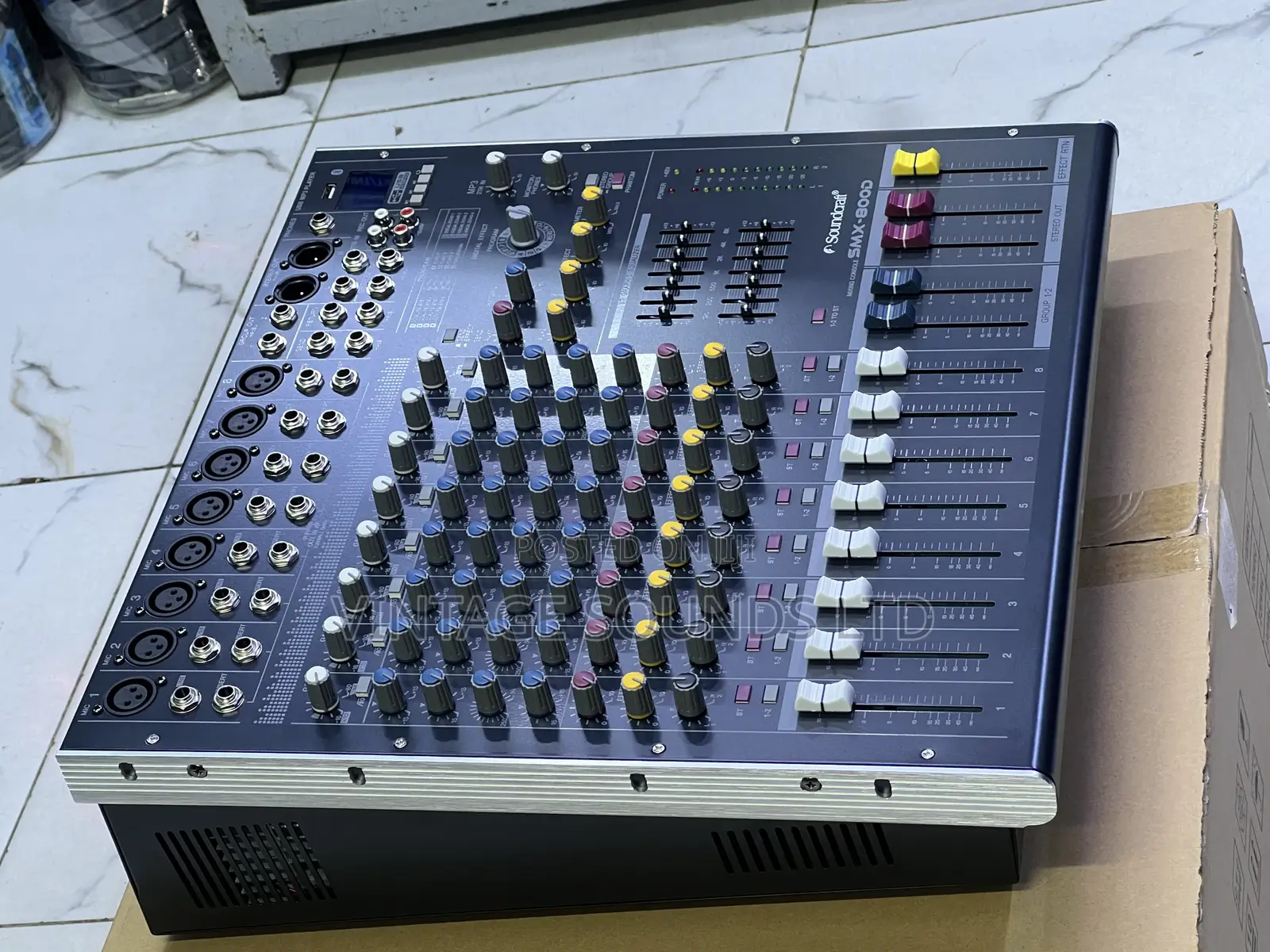 Soundcraft Smx800d 8channel Powered Mixer With Usb Bluetooth