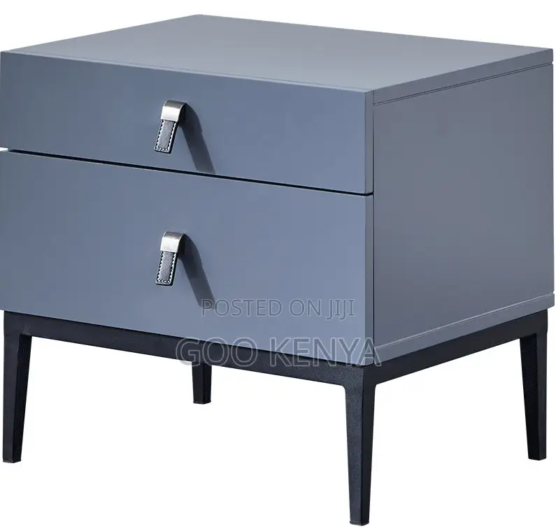 Home Cabinet; Modern Lacquered Nightstand Cabinet for Bedroom Storage
