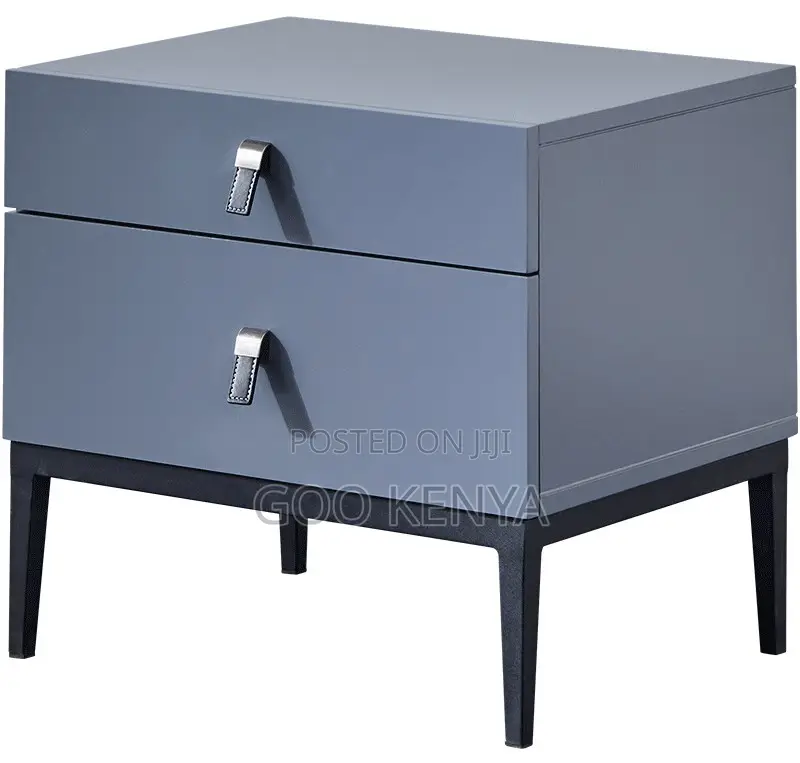 Home Cabinet; Modern Lacquered Nightstand Cabinet for Bedroom Storage